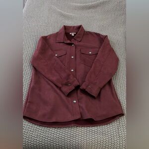 Buckle/ willow and root suede blush pink jacket